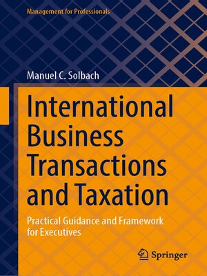 cover image of International Business Transactions and Taxation